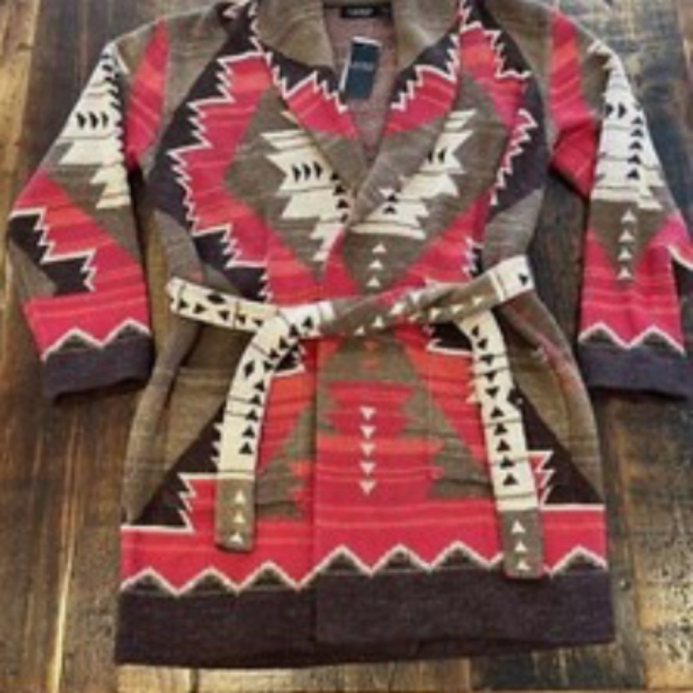 Ralph Lauren Shawl collar cardigan with belt